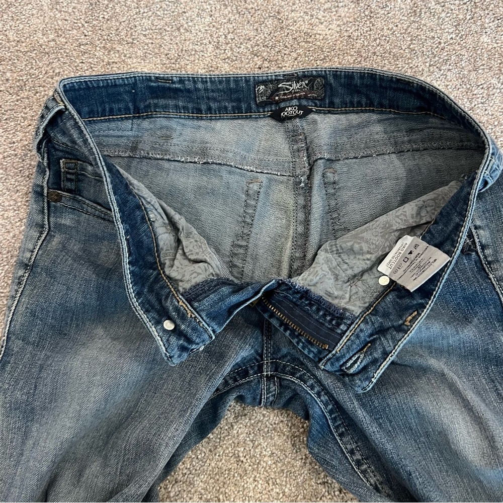 Silver Jeans Co Aiko Boot Cut Jean Pants Denim Blue Women’s Size W30 / L33 - Picture 9 of 16